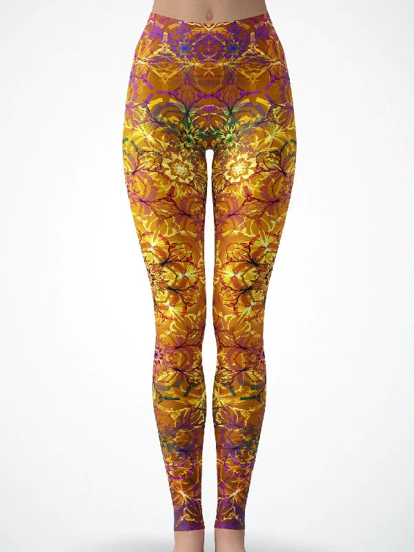 Autumn Mandala Tights Cashmere