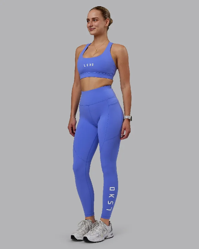 Rep Full Length Tight - Baja Blue-White Modern Women's 