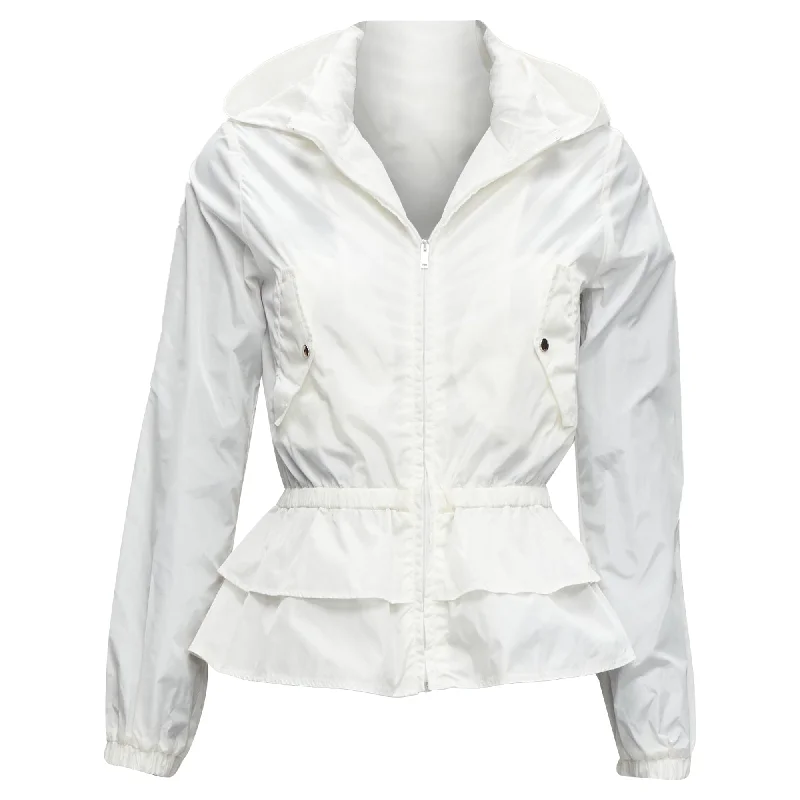 Gucci Kidswear GG monogram logo peplum hooded jacket Relaxed Women's 