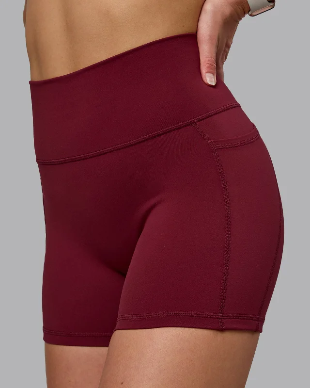 Fusion X-Short Tight With Pockets - Cordovan Earthy Women's 