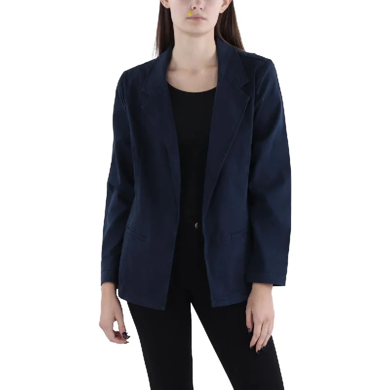 Liverpool Womens Notch Collar Suit Separate Open-Front Blazer Cashmere