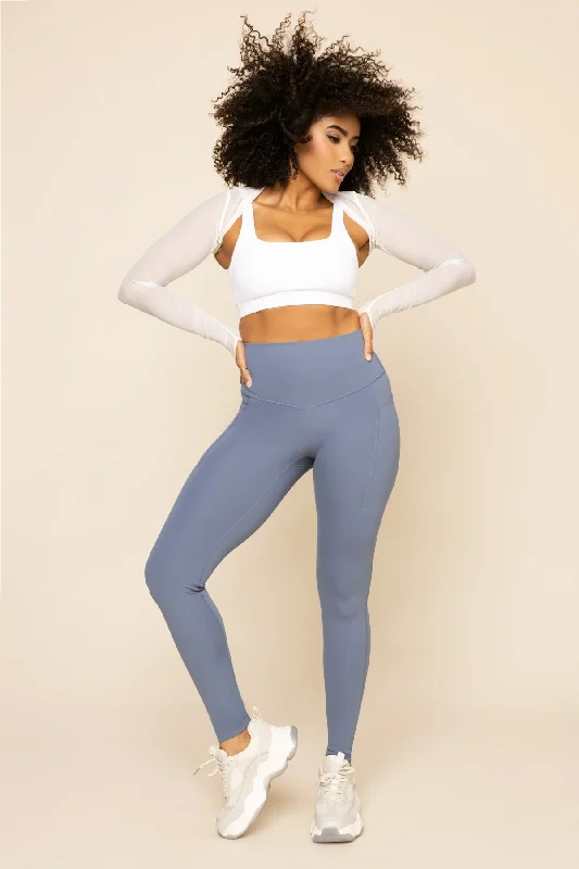 Supersculpt™ Leggings with Pockets - Blue Mist Scandinavian