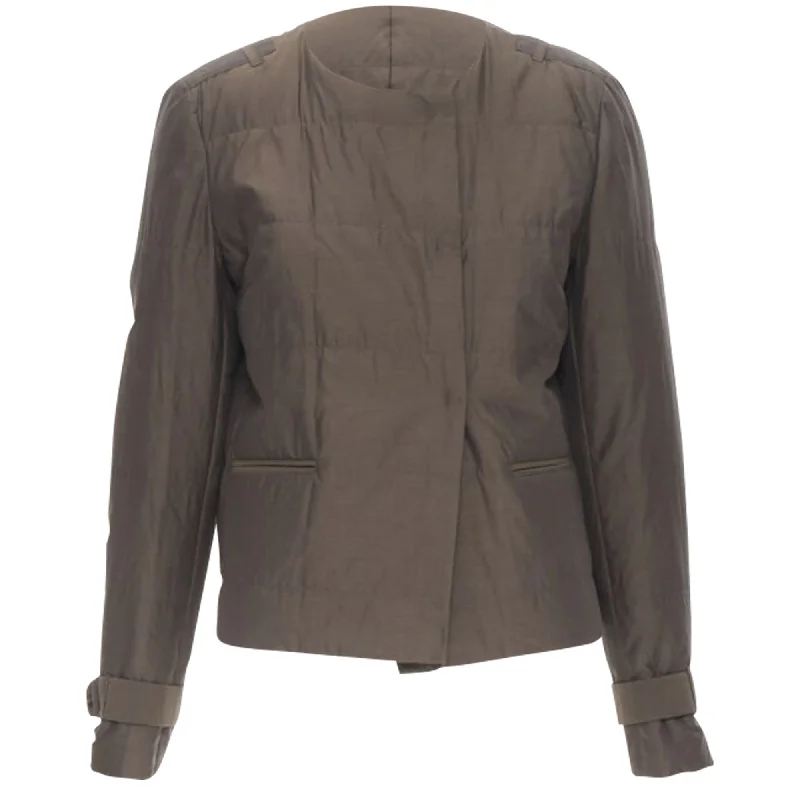 Brunello Cucinelli silk blend padded jacket Feminine Women's Soft 