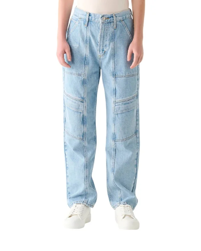 Grant Cargo Jeans In Vintage Wash Hip Women's Urban