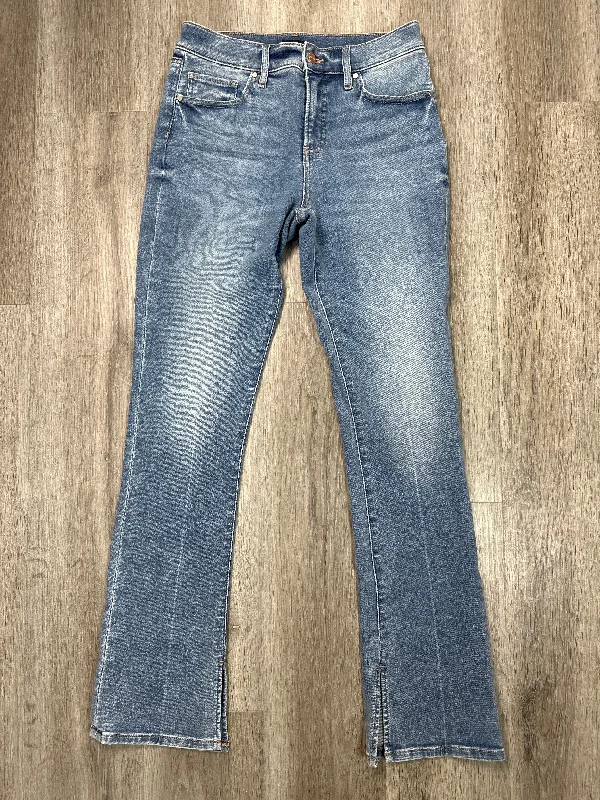 Jeans Boot Cut By Express In Blue Denim, Size: 8 Country