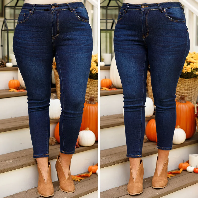 Feisty Girl Jeans, Dark Wash Women