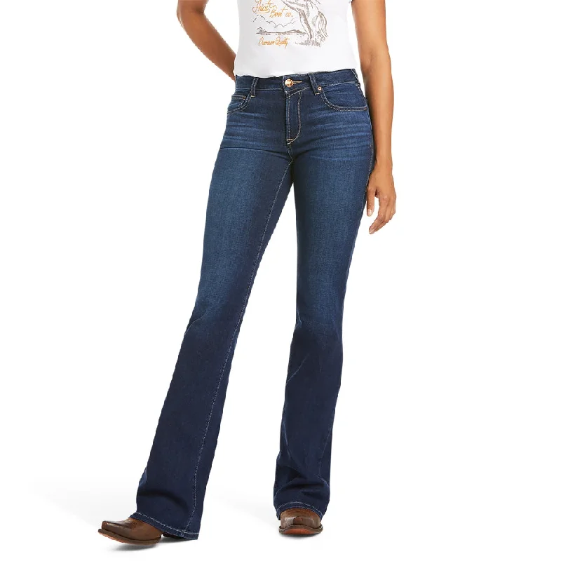 Ariat Womens Ultra Stretch Perfect Rise Katie Flare Jeans - 10027692 Edgy Women's Punk
