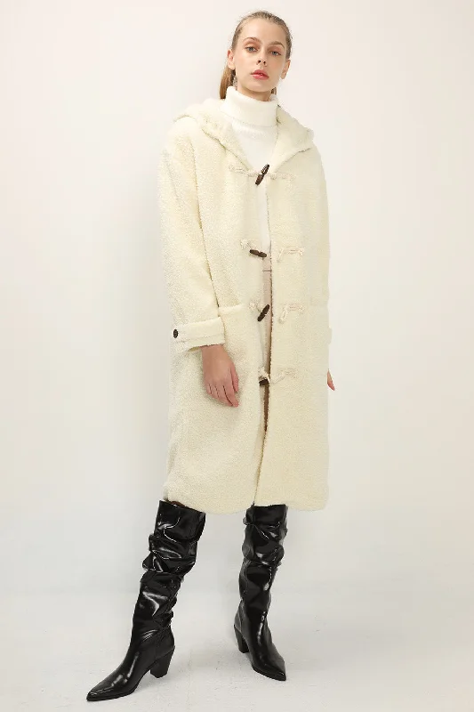 Aubrey Teddy Duffle Coat Luxurious Women's High -  end