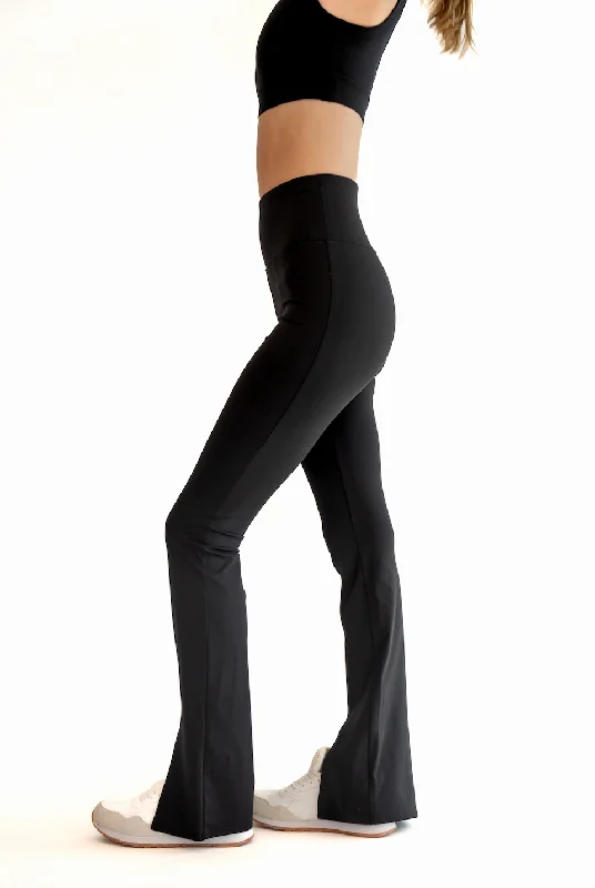 Cut Out Boot Cut - Onyx Feminine Women's Soft 