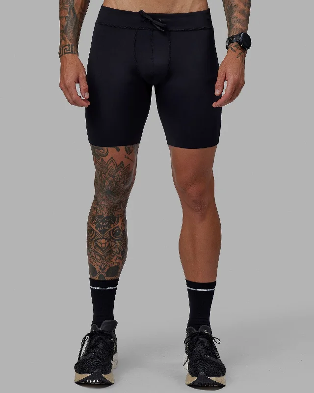 Race Day Short Tight 8" - Black Rugged Women's Outdoor 