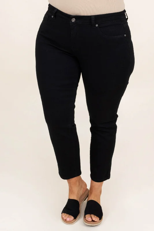 Blaze The Trail Jeggings, Black Hip Women's Urban