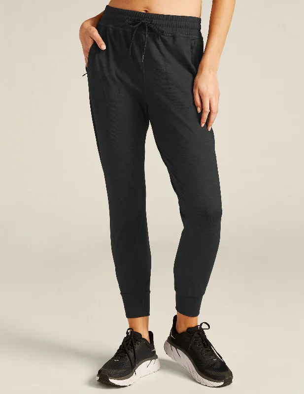 Heather Rib Street Jogger French