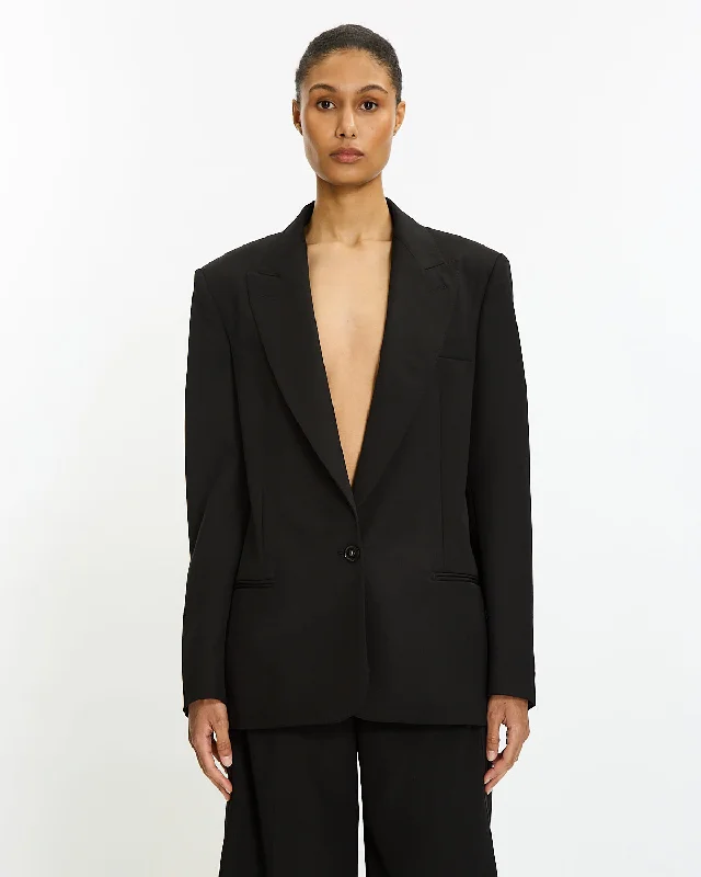 Oversized Single Breasted Blazer Practical Women's Quick - dry
