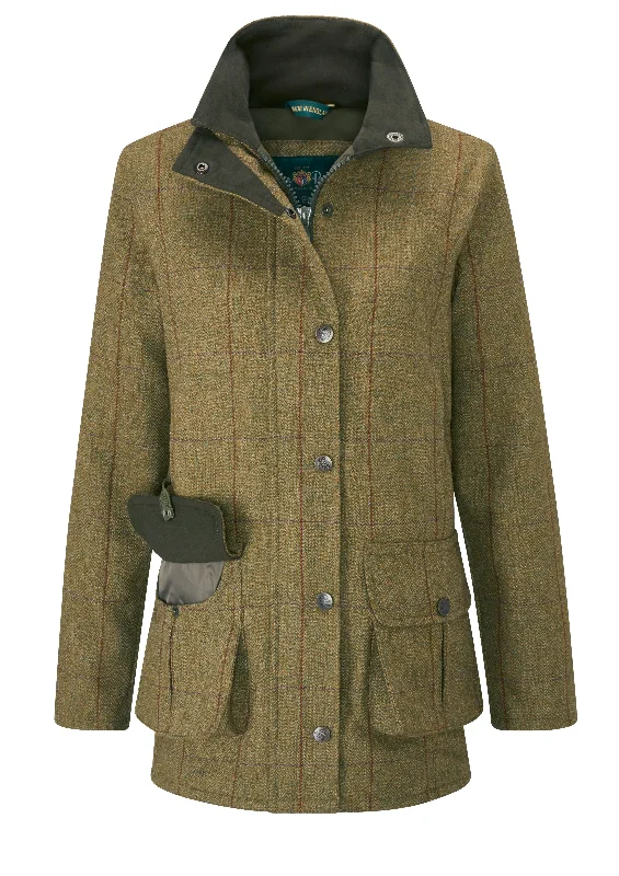 Alan Paine Women's Rutland Waterproof Tweed Coat Bold Women's Animal Print