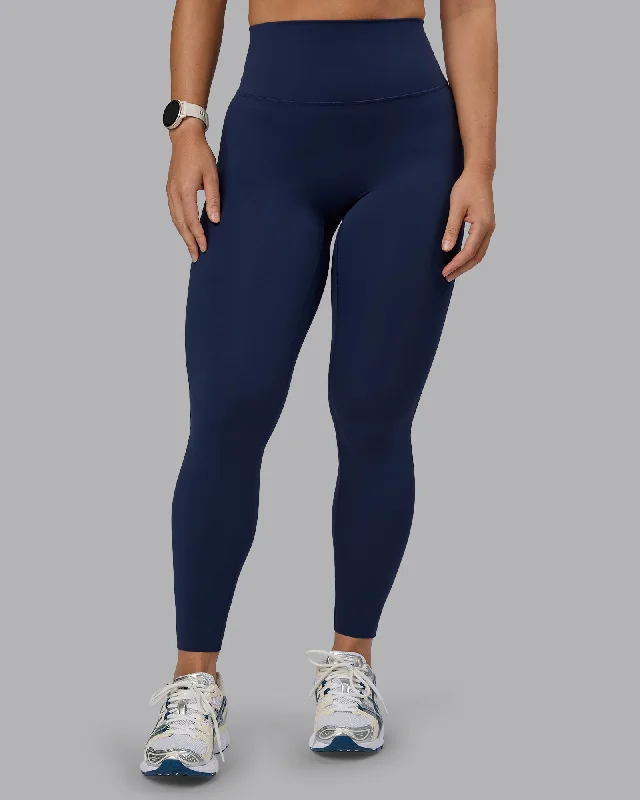 Elixir Full Length Tight - Future Navy Polished Women's Silk