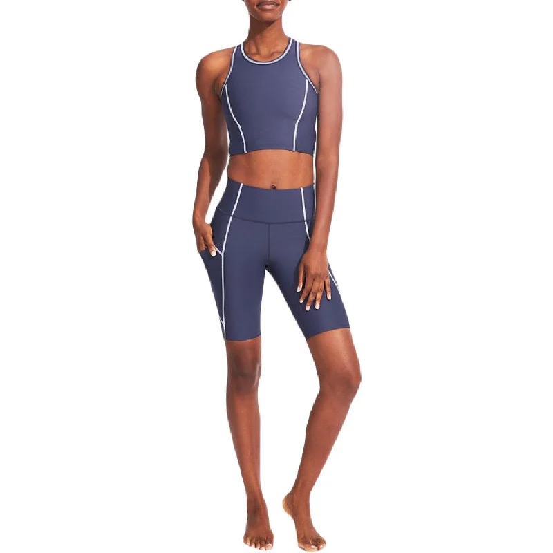 Kensie Womens Racerback Fitness Sports Bra Earthy Women's 