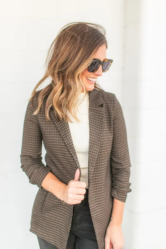 The Polished Presence Blazer Cool Women's Distressed