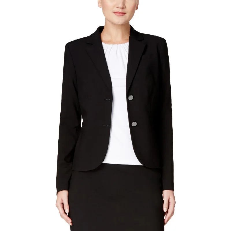 Calvin Klein Womens Suit Separate Office Two-Button Blazer Relaxed Women's 