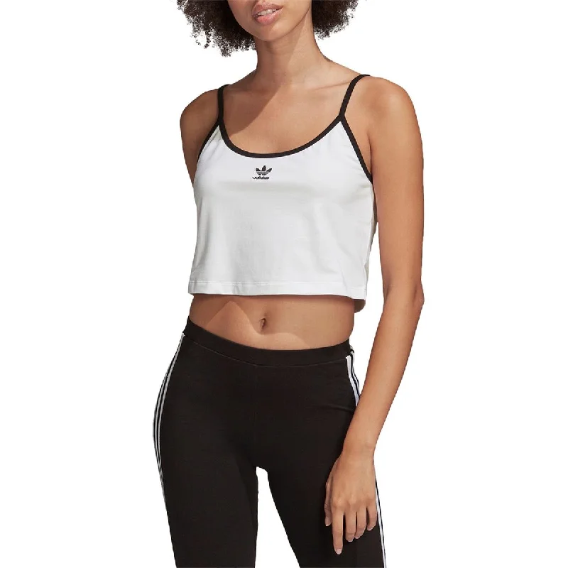 adidas Originals Womens Jersey Logo Tank Top Tough Women's Military - inspired
