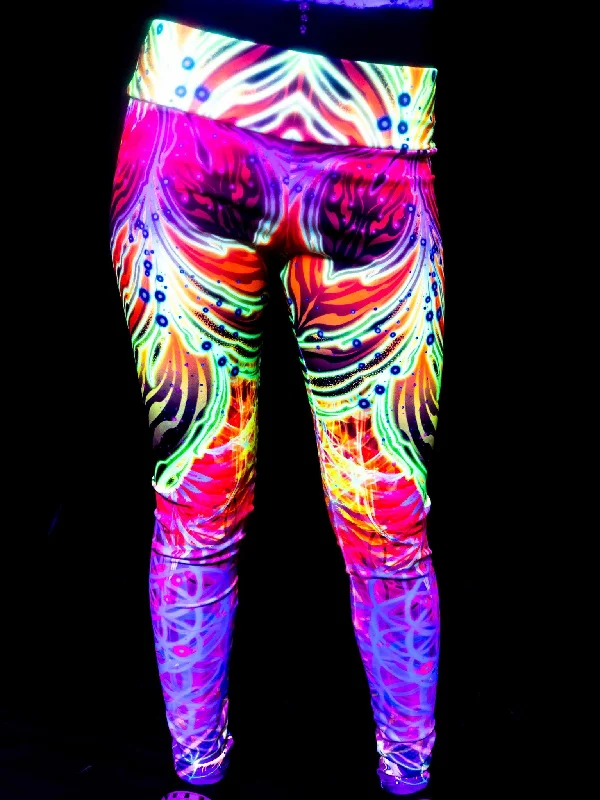 Neon Endless Dreams Leggings Athletic Women's 