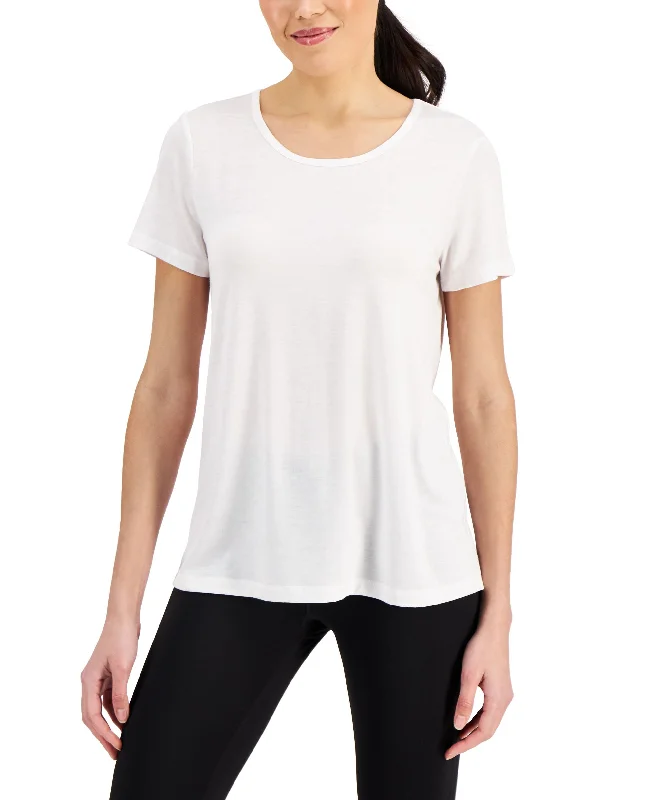 ID Ideology Womens Active Mesh Back T-Shirt Geometric