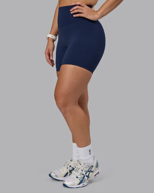Elixir Mid Short Tight - Future Navy Edgy Women's Punk