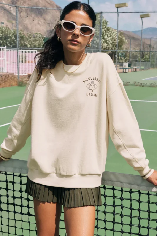 Pickleball Sweatshirt Cashmere
