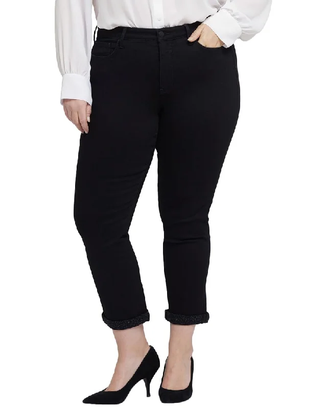NYDJ Sheri Black Rinse Slim Jean Rugged Women's Outdoor 
