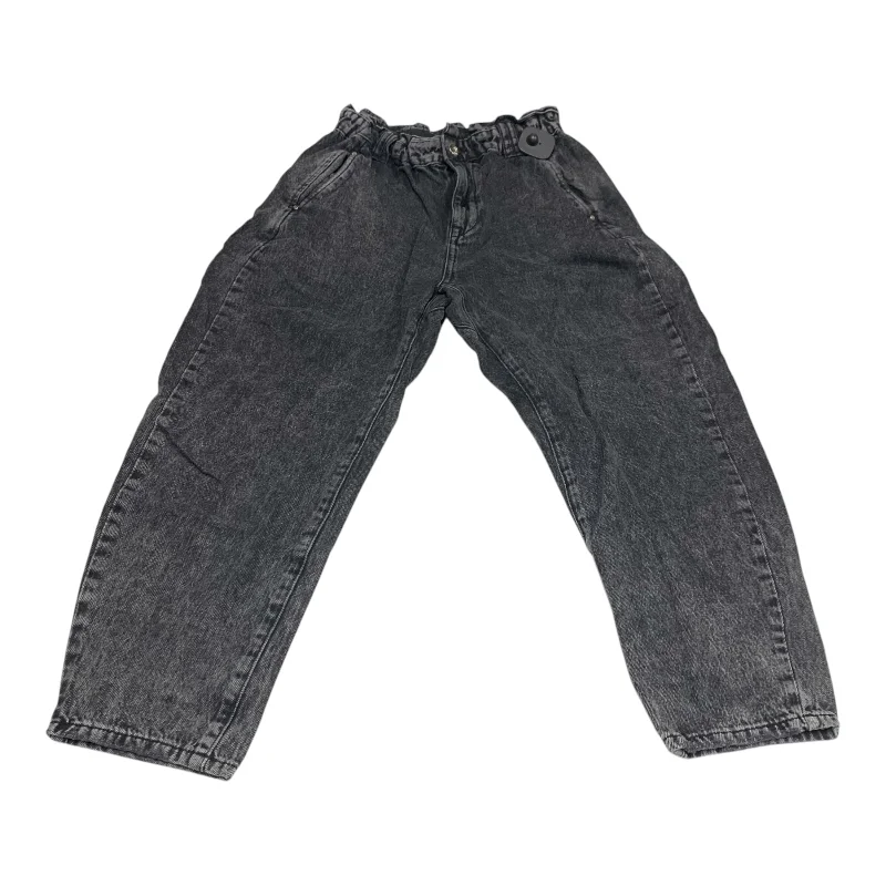 Jeans Straight By Zara In Black, Size: 6 Cool Women's Distressed