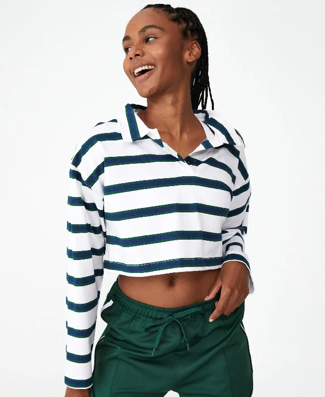 Verdant Green, Navy And White