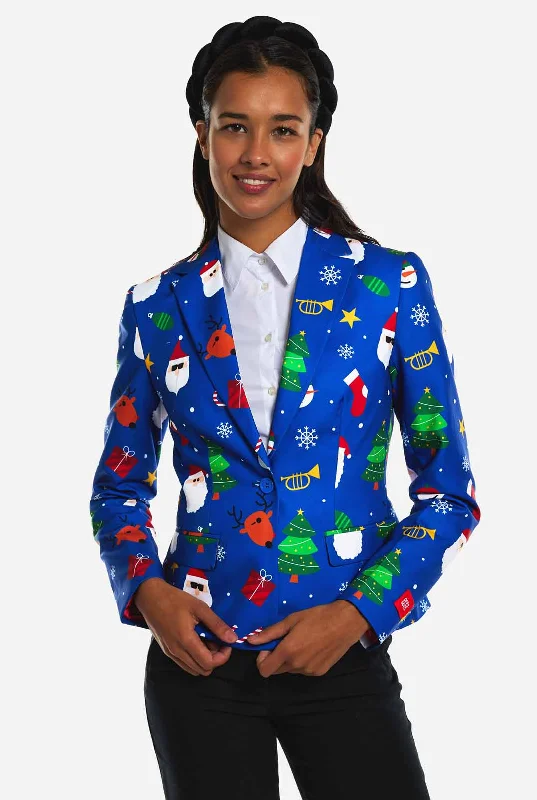 Festivity Blue Vintage Women's 1970S 