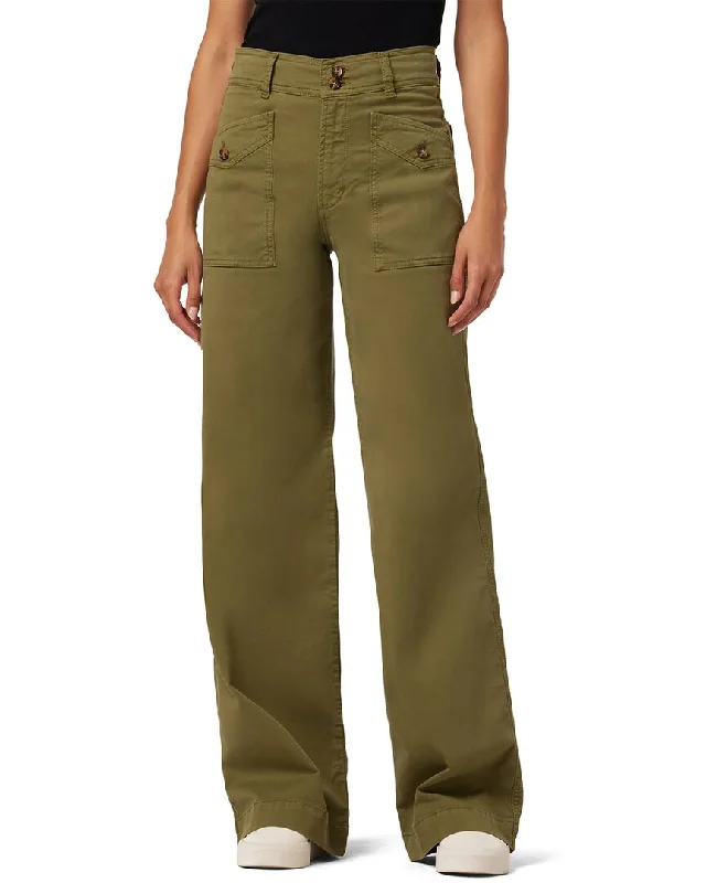 JOE'S Jeans The Premium Burnt Olive Cargo Wide Leg Jean Practical Women's Multi - 
