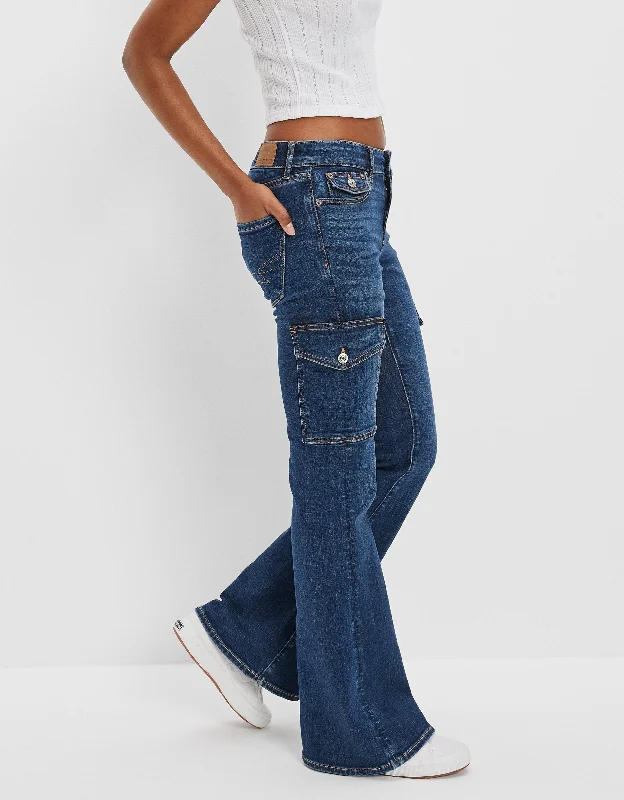 AE Stretch Low-Rise Flare Jean Modern Women's 