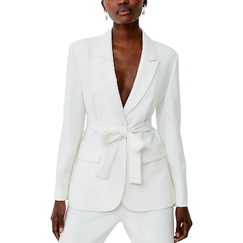 French Connection Womens Shoulder Pads Long Sleeve One-Button Blazer Sophisticated Women's Tailored French Connection Womens Shoulder Pads Long Sleeve One-Button Blazer Sophisticated Women's Tailored