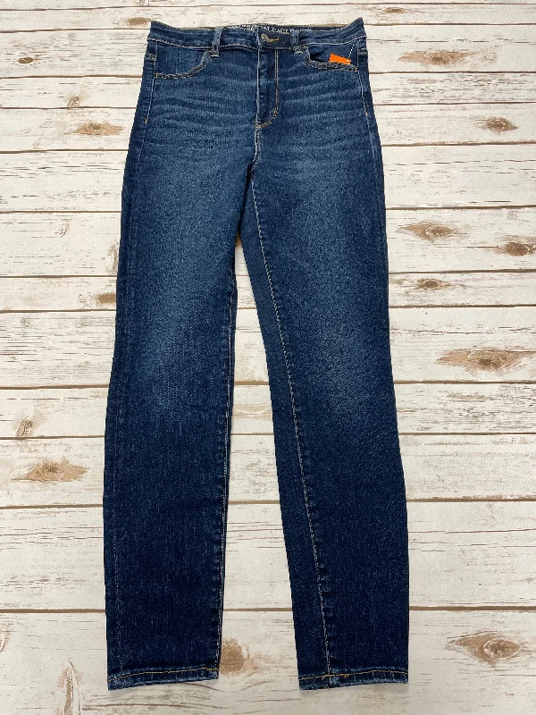 Jeans Jeggings By American Eagle In Blue Denim, Size: 10 Cashmere