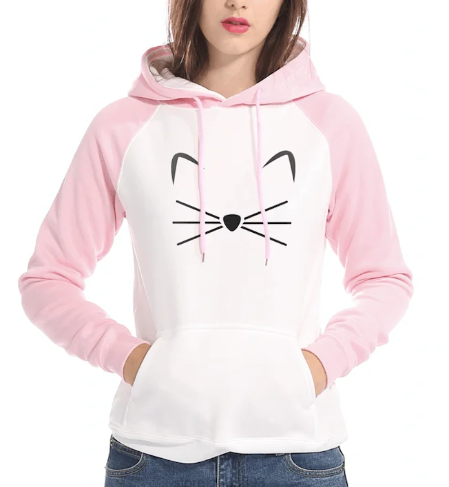 THE JERSEY CAT HOODIE Polished Women's Silk