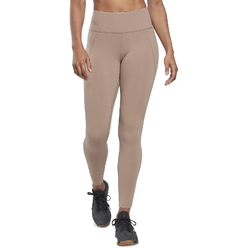 Reebok Womens Lux High Waisted Athletic Leggings Trendy Women's Oversized