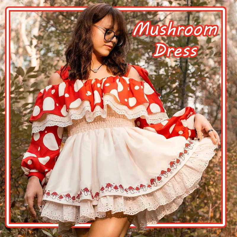 Mushroom Dress (Amanita) Practical Women's Multi - 