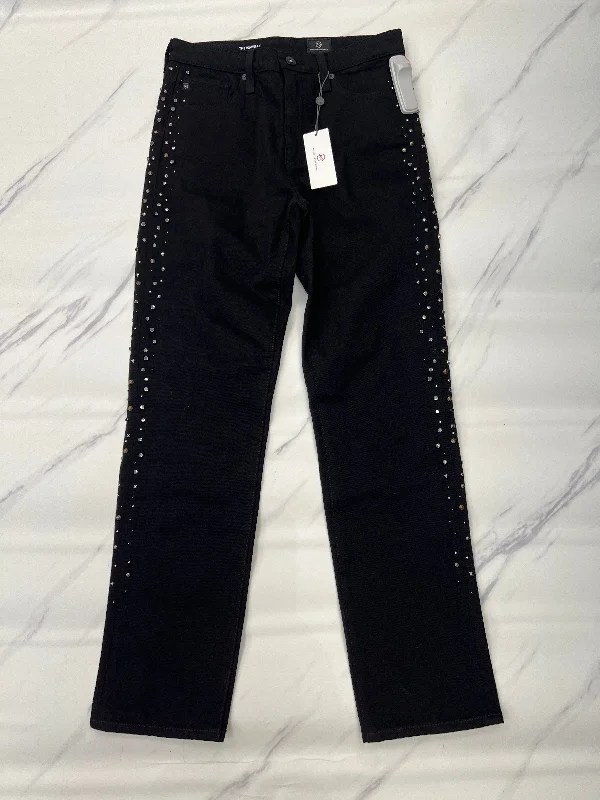 Jeans Straight By Adriano Goldschmied In Black, Size: 2 Australian Beach