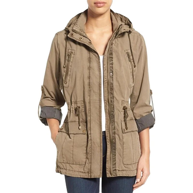 Levi's Womens Woven Lightweight Anorak Jacket Sleek Women's 