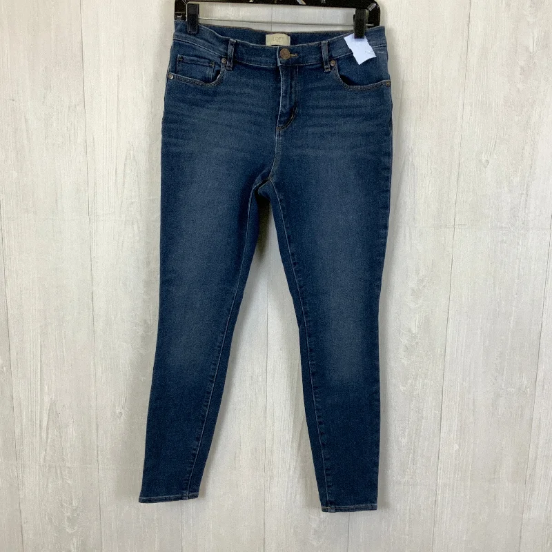 Jeans Jeggings By Loft In Blue Denim, Size: 8 Laid - back Women's Vibe