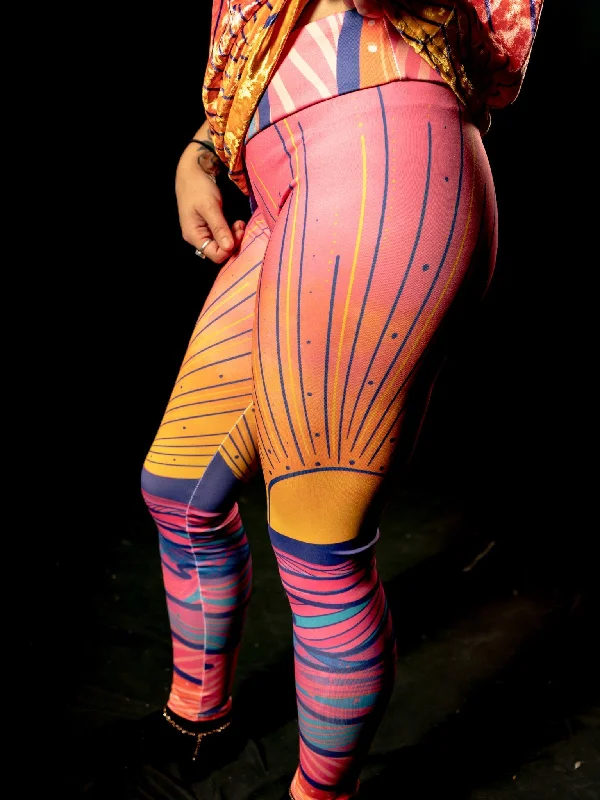 Purple Haze Leggings Modern Women's Tech