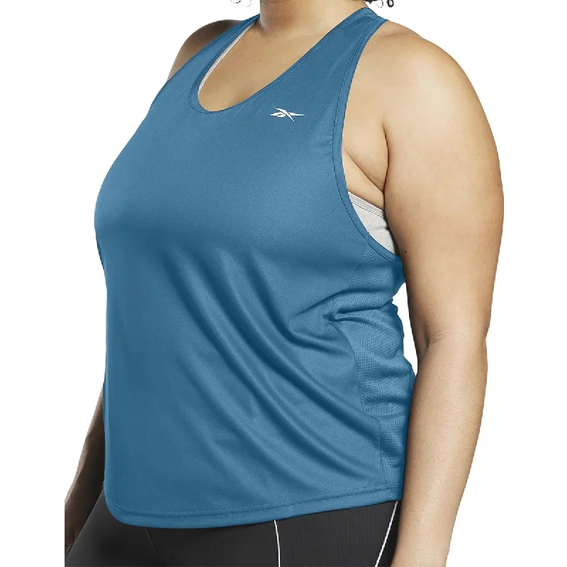 Reebok Womens Plus Fitness Running Tank Top Stylish Women's Neon
