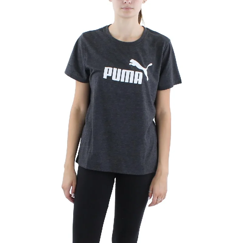Puma Womens Logo Cotton Shirts & Tops Sustainable Organic