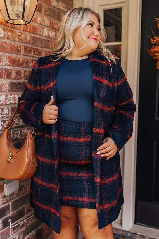 Fall Frenzy Plaid Coat Curves Cashmere
