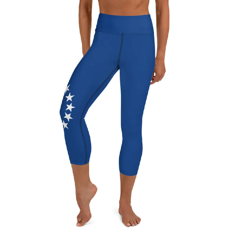 Betsy Ross Yoga Capri Leggings Minimalist Women's Casual