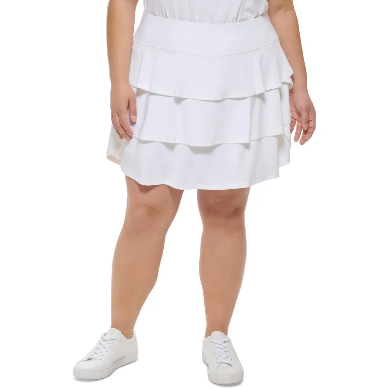 Calvin Klein Performance Womens Plus Tennis Fitness Skort Gym