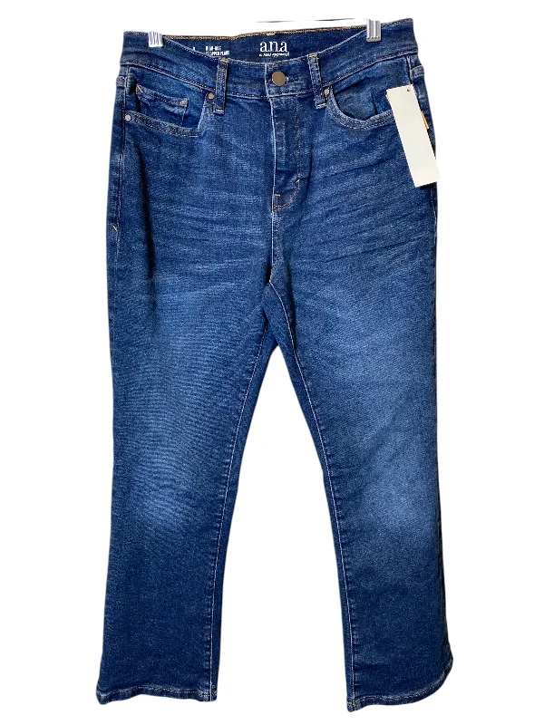 Jeans Flared By Ana In Blue, Size: 4 Contemporary 