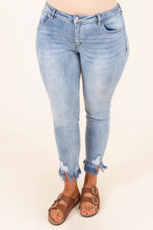 The Girls Side Jeans, Medium Wash Tough Women's Military - inspired