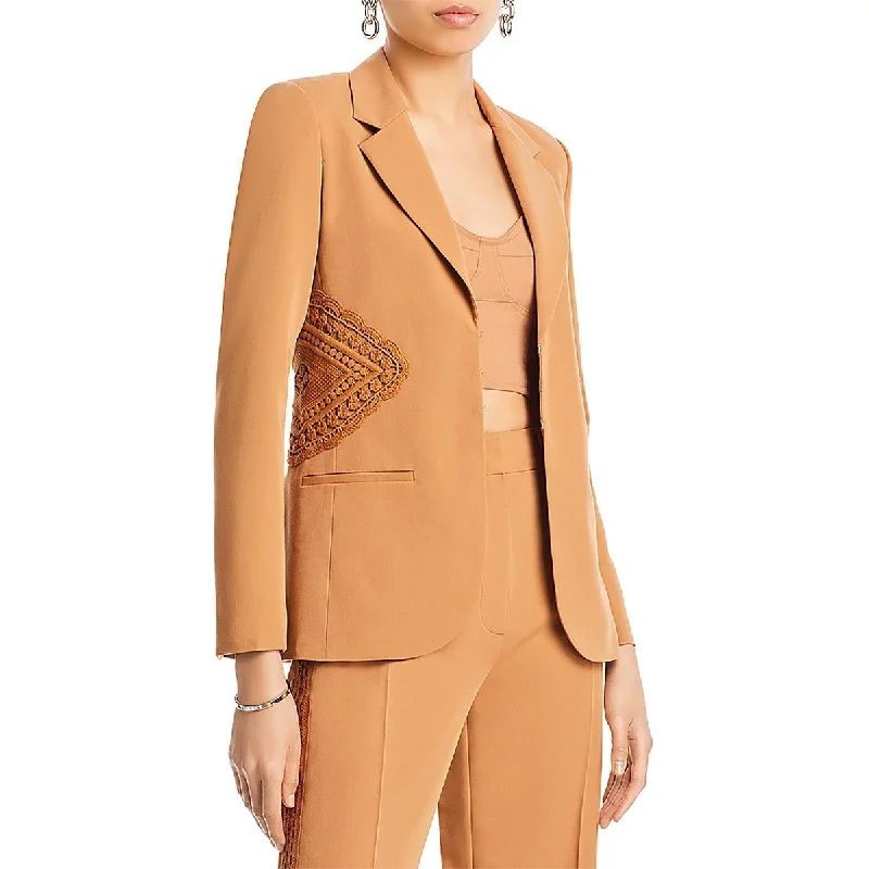 Derek Lam 10 Crosby Womens V  Open-Front Blazer Sporty Women's Tennis